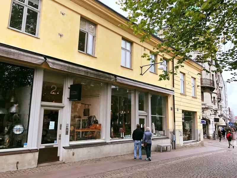 Entreprenörsgatan Södra Larmgatan 2 fasad