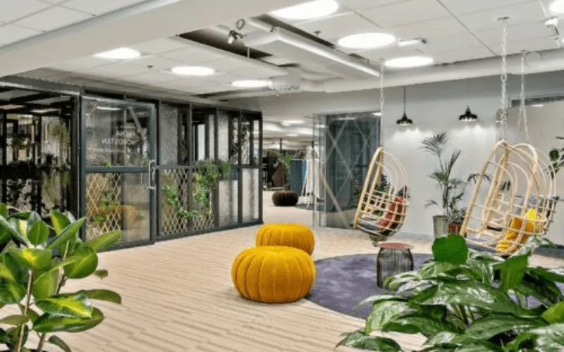 Vasakronan kontorshotell Götgatan 15, lounge område