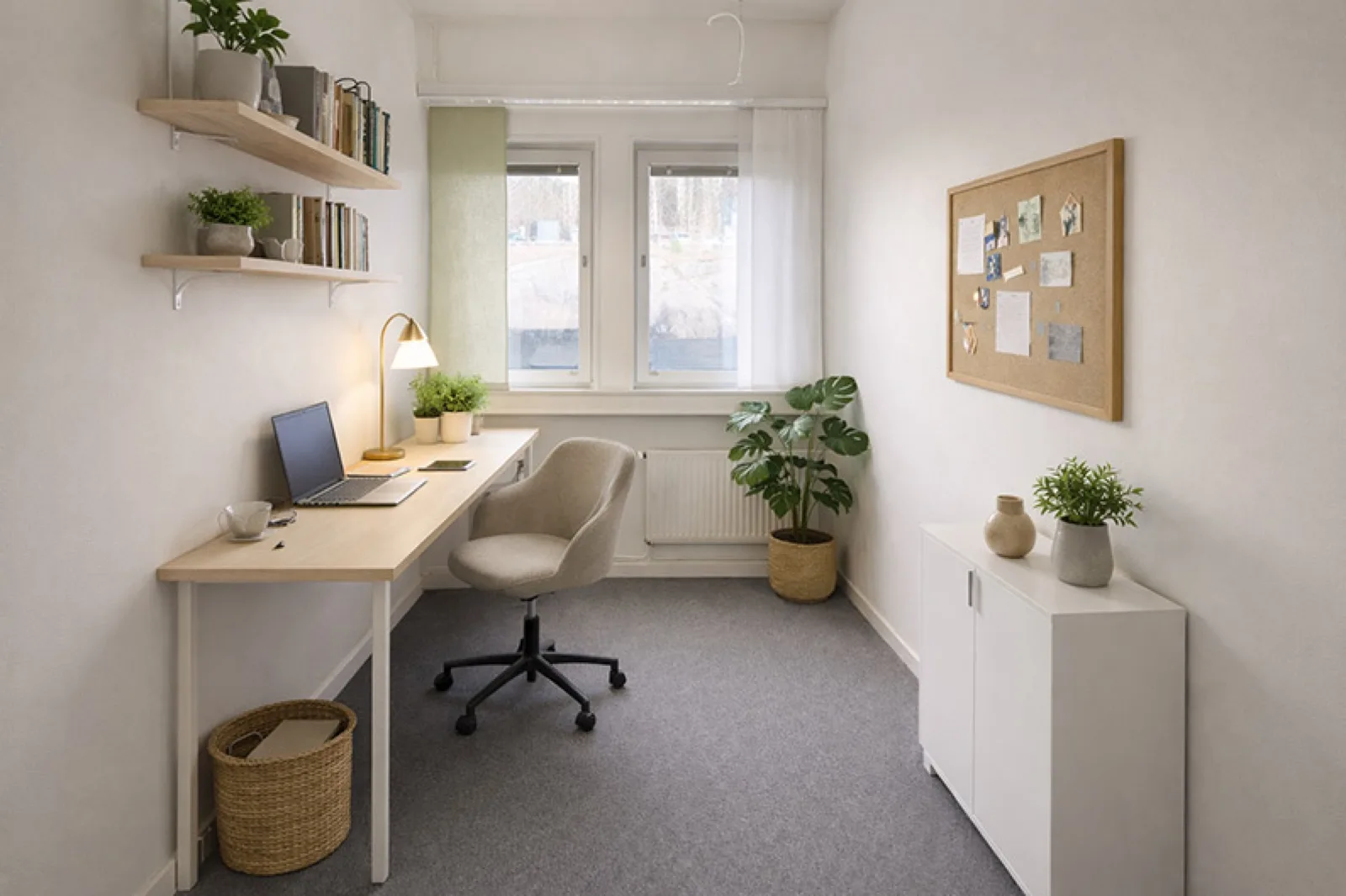 Palmung Mellin kontorshotell inrett rum 10 kvm