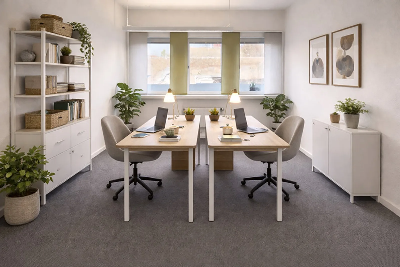 Palmung Mellin kontorshotell inrett rum 15 kvm